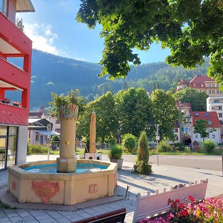 Apartement Am Waldrand Bad Wildbad Eksteriør bilde