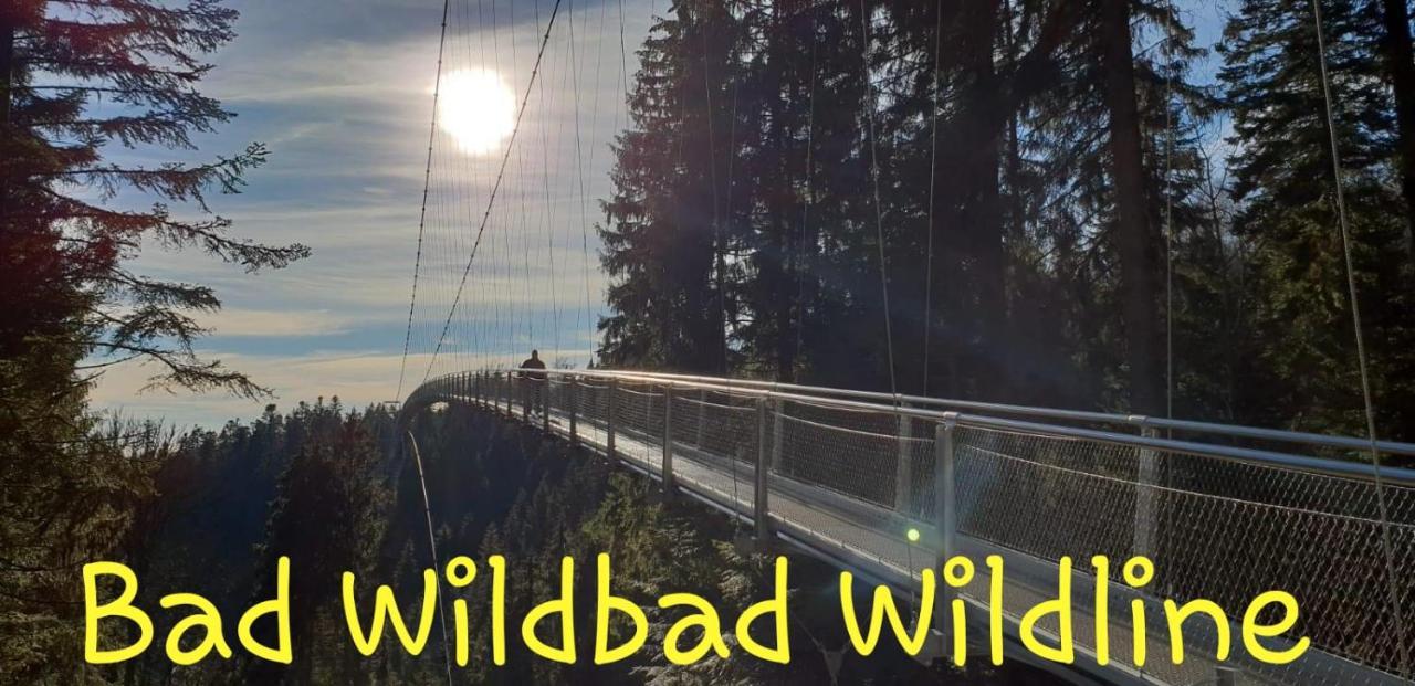 Apartement Am Waldrand Bad Wildbad Eksteriør bilde