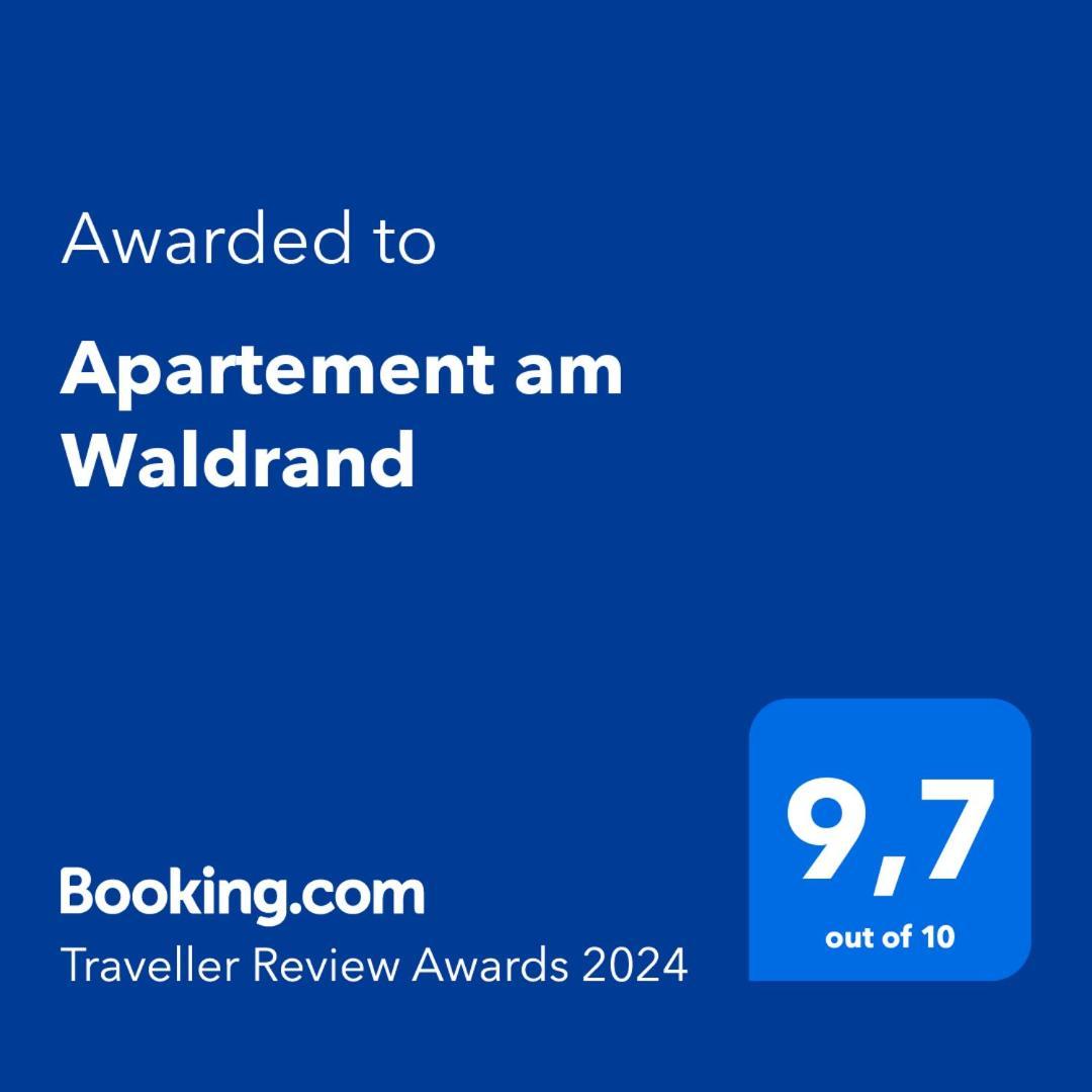 Apartement Am Waldrand Bad Wildbad Eksteriør bilde